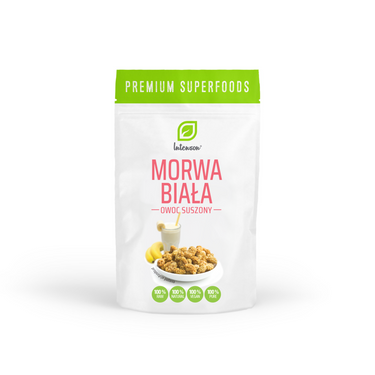 MORWA BIAŁA - owoce suszone 150g - Intenson.pl